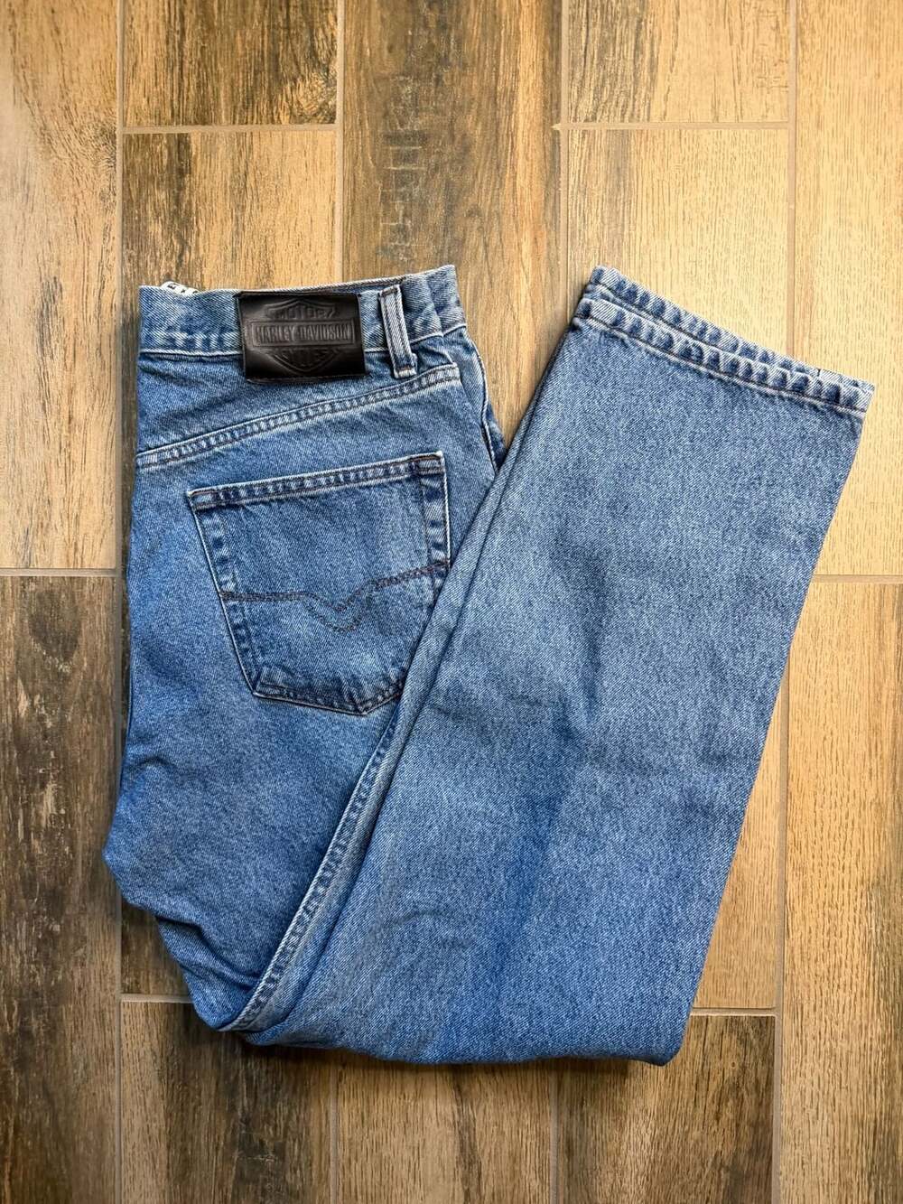 Harley-Davidson Traditional Jeans Size 34x30 Light Wash Denim